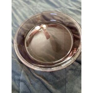 VINTAGE 9" Pyrex 9" Pie Plate‎ 209 Cranberry Color